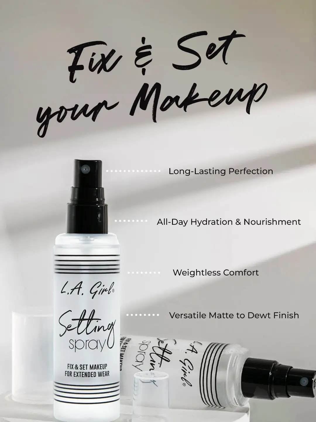 L.A Girl PRO Setting Spray (Translucent) - Image 3
