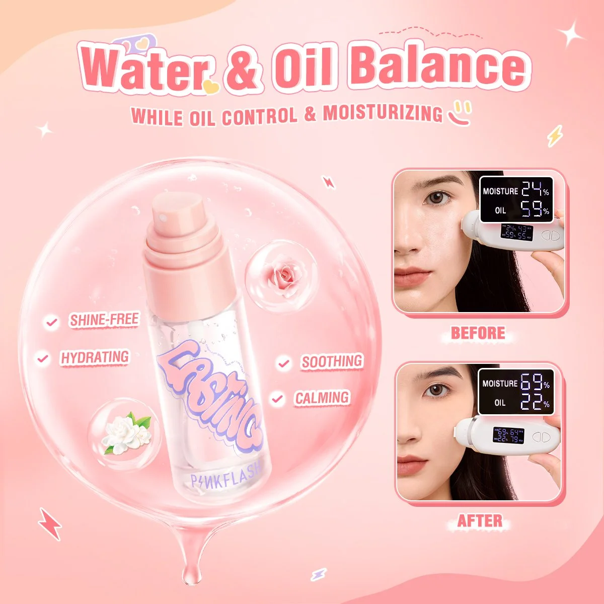 PINKFLASH Double Fixing Setting Spray - Image 3